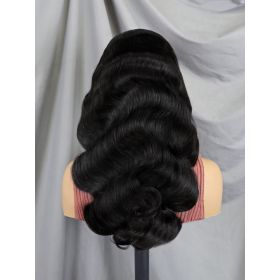 6x4 Density Virgin Human Hair Wigs For Black Women Vietnamese Raw Hair Transparent Lace Front Pre-Plucked Bleached Knots